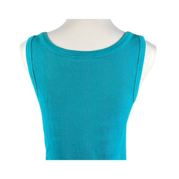 Vintage Chico's Design Ribbed Tank Top Size 8 - Picture 5 of 8